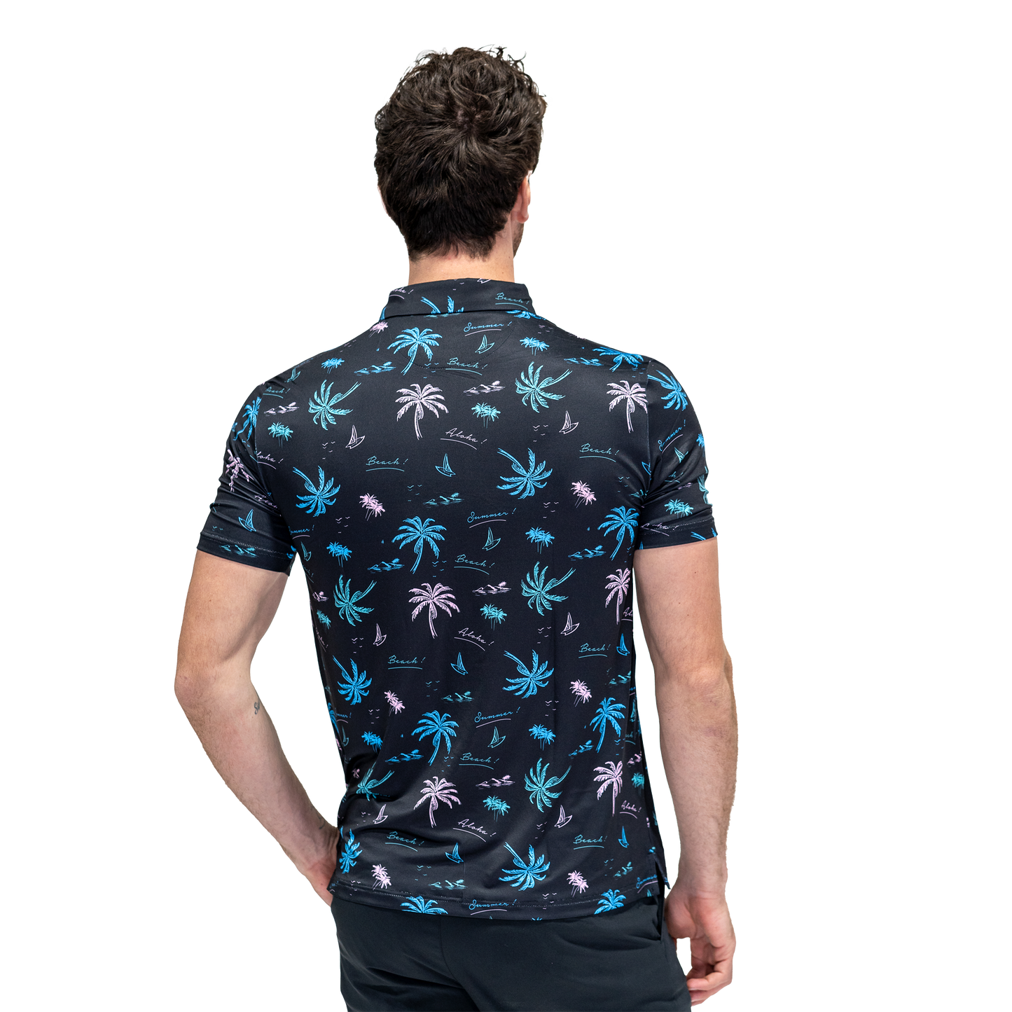 Men's Performance Shirt - Palm Noir