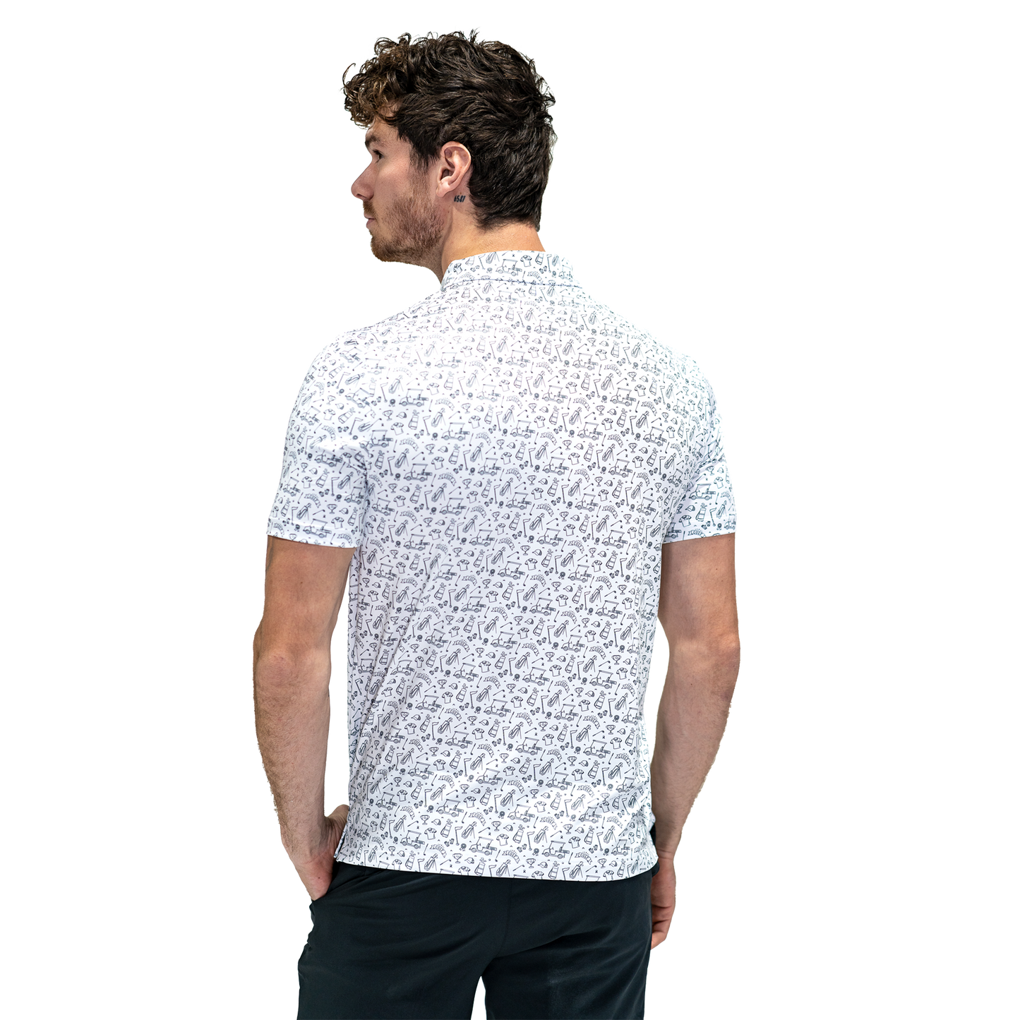 Men's Performance Shirt - Vibin' White