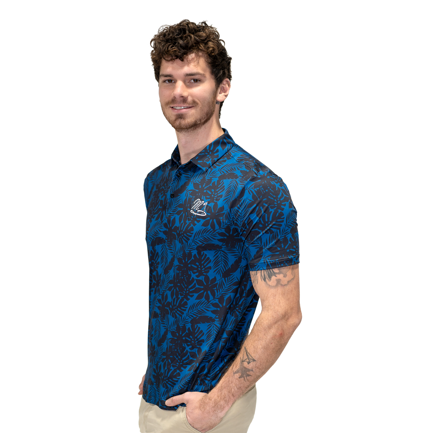 Men's Performance Shirt - Tropical Navy