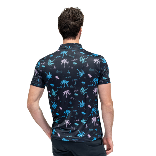 Men's Performance Shirt - Palm Noir