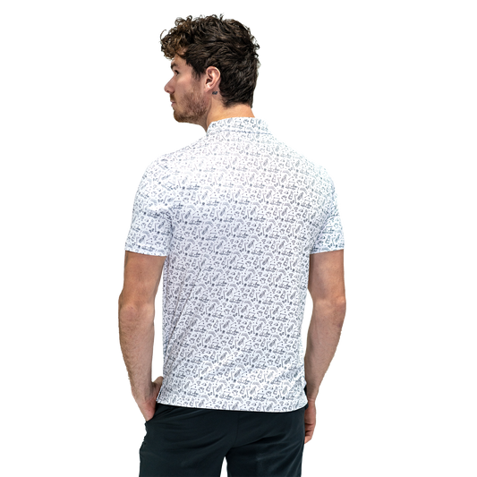 Men's Performance Shirt - Vibin' White