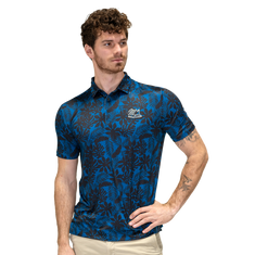 Tropical Navy Performance Golf Polo