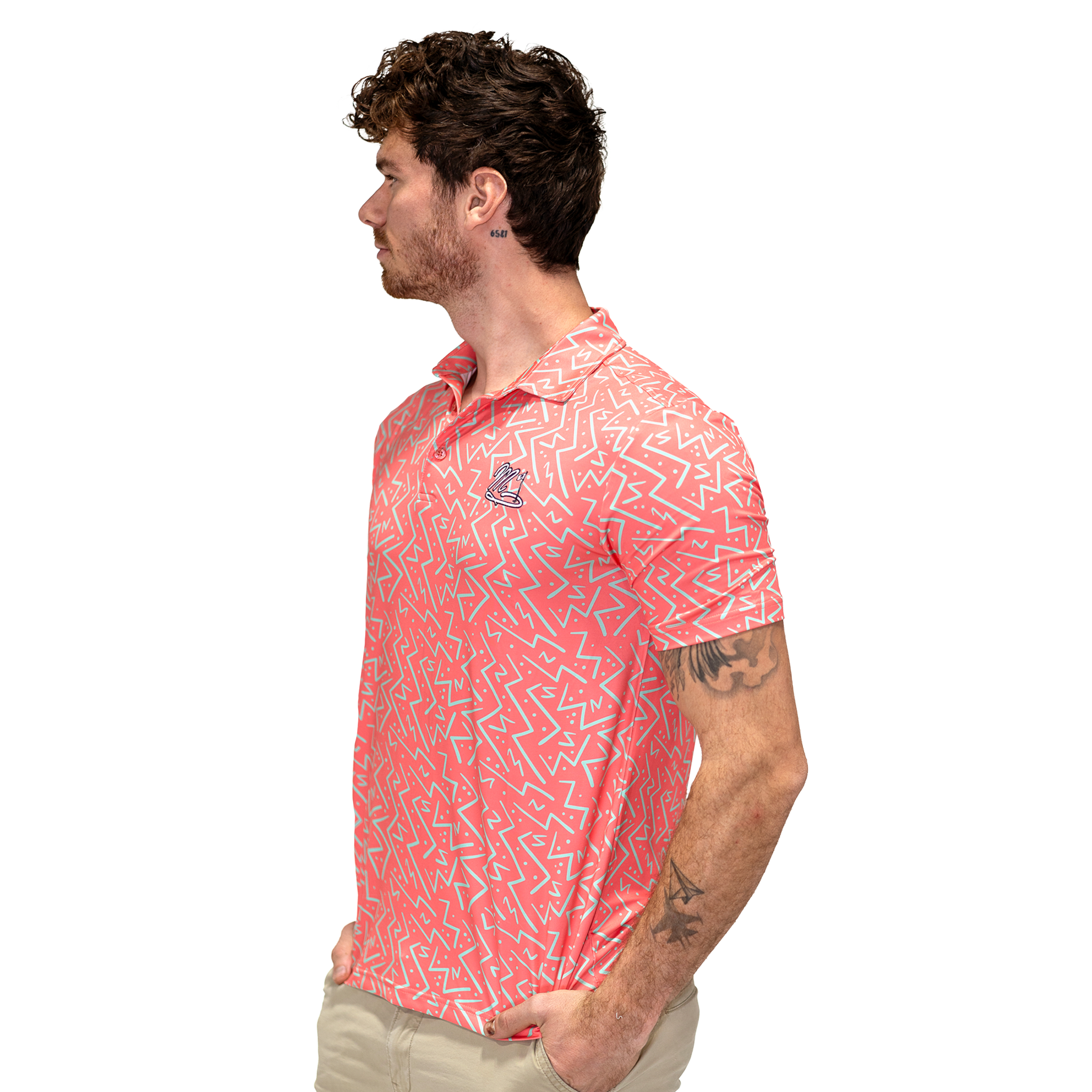 Men's Performance Shirt - Candy Coral