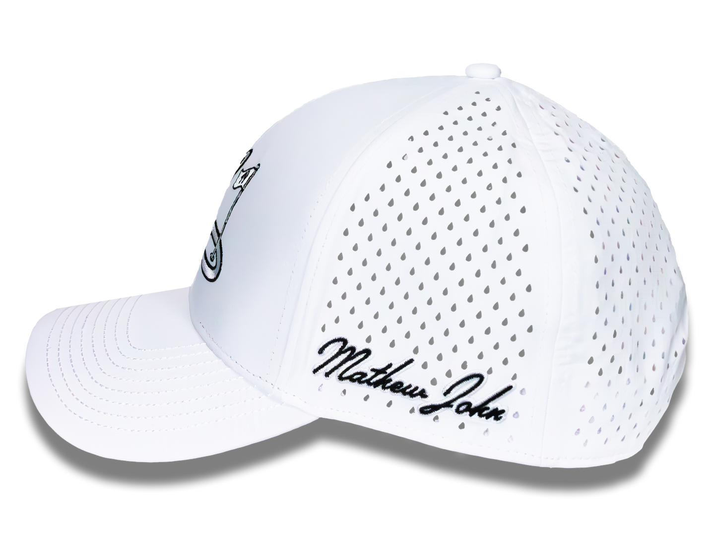 Golf Hat - Whistler White